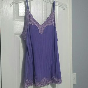 Lace trimmed cami
